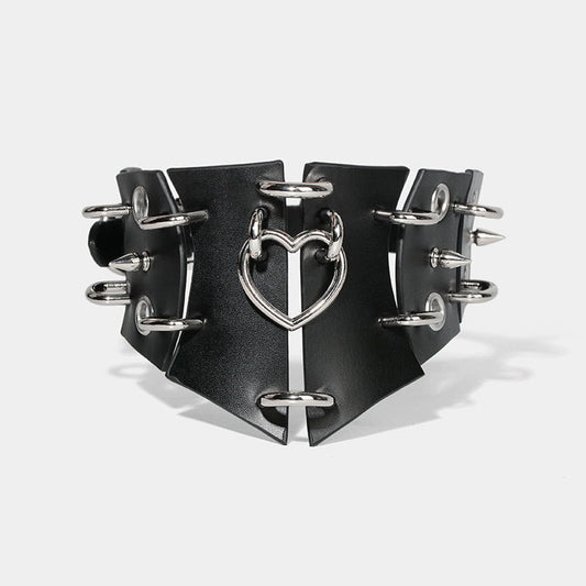 Gothic Heart Choker - Victorian & Punk Style Jewellery