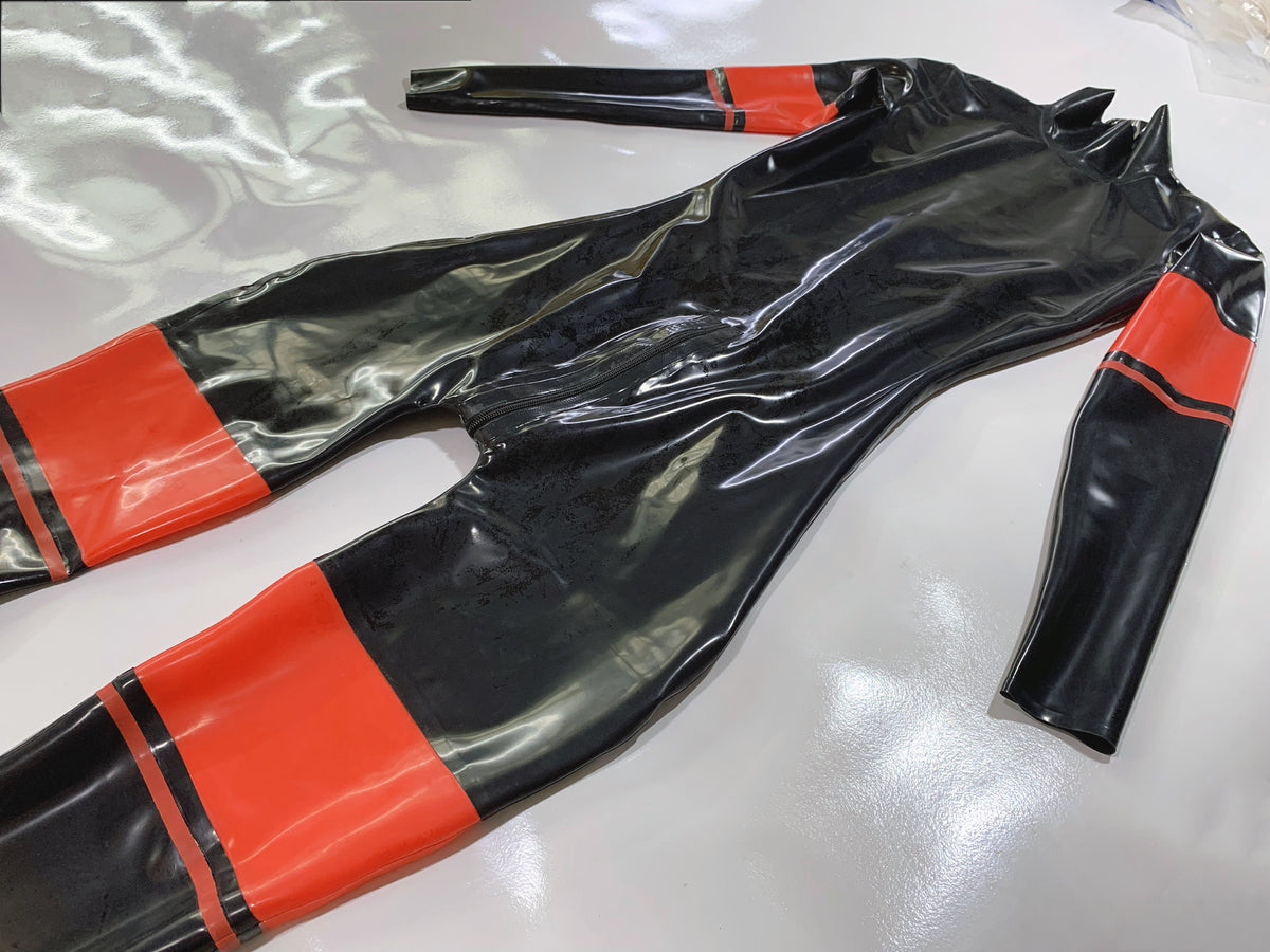 a latex bodysuit male