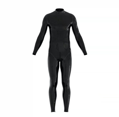 Mens Latex Bodysuit Latex Bodysuit with Zipper