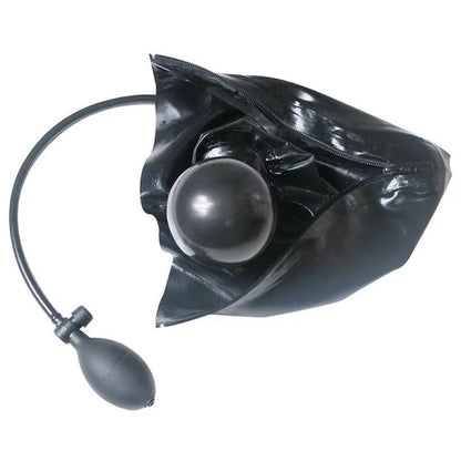 a inflatable latex hood