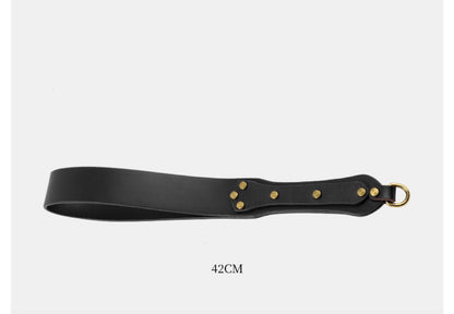 a black spanking paddle