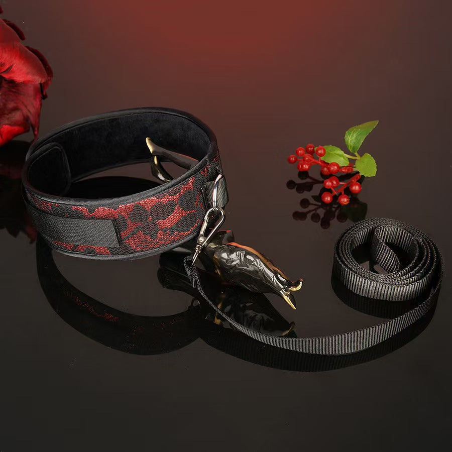 11-Piece Lace and Leather Restraint Set | Complete Couples Intimacy Kit