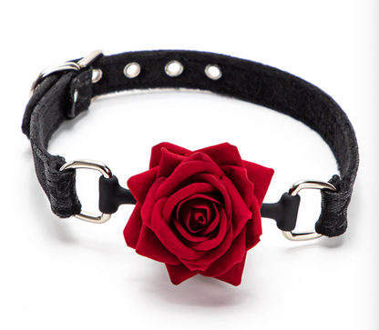 a rose ball gag