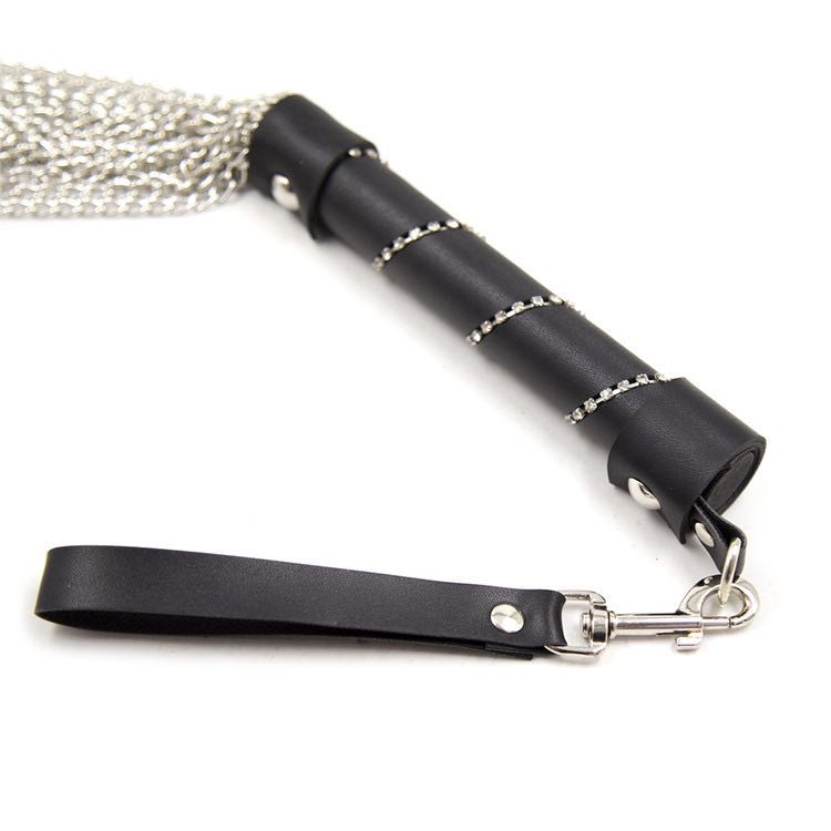 a Flogger Metal with Leather Handle 