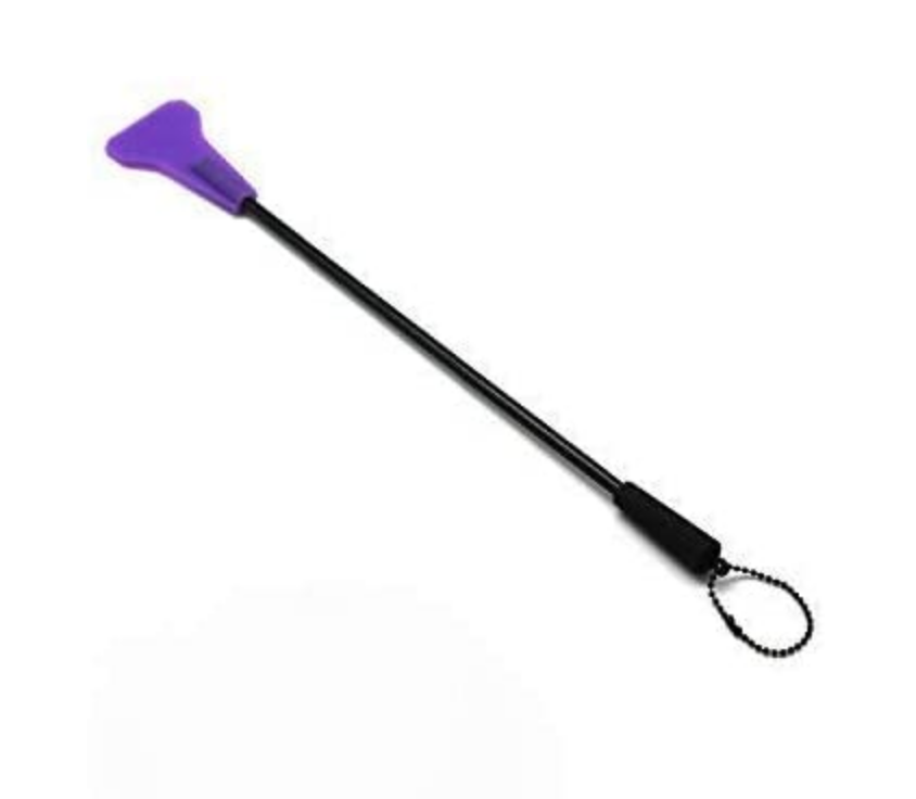 a purple Silicone tipped riding crop for BDSM